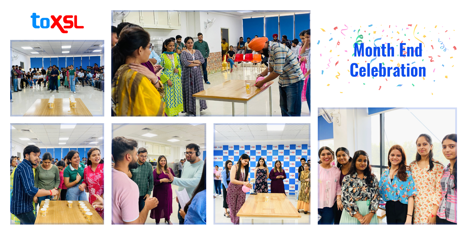Together We Thrive: A Month-End Celebration of Teamwork at ToXSL Technologies