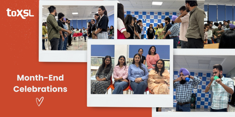 Celebrating Success: The Vibrant Month-End Party at ToXSL Technologies